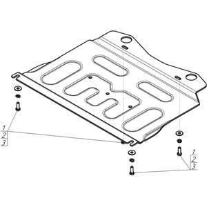 Защита Двигатель, Передний дифференциал BMW X5 (e70) ( 2010-2013 ) г. арт: 30212-2 photo3 Интернет магазин Автоаксессуаров Защита картера, МКПП, АКПП, РК, ТБ (Мотодор)