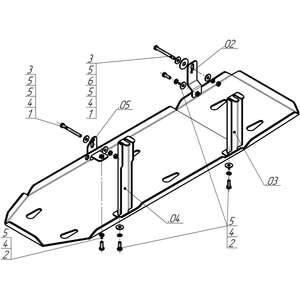 Защита Топливный бак Dodge Ram 1500 ( 2009-2015 ) г. арт: 32903-2 photo3 Интернет магазин Автоаксессуаров Защита картера, МКПП, АКПП, РК, ТБ (Мотодор)