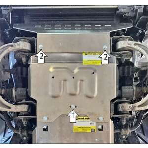 Защита Двигатель, Передний дифференциал Dodge Ram 1500 ( 2024- ) г. арт: 32916 photo1 Интернет магазин Автоаксессуаров Защита картера, МКПП, АКПП, РК, ТБ (Мотодор)