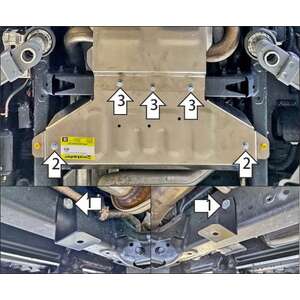 Защита Раздаточная коробка Dodge Ram 1500 RHO ( 2024- ) г. арт: 32921