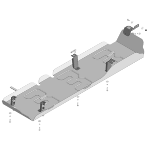 Кликните для увеличения изображения Защита Трубки кондиционера Ford Tourneo Custom ( 2023- ) г. арт: 340703