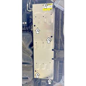 Кликните для увеличения изображения Защита Трубки кондиционера Ford Tourneo Custom ( 2023- ) г. арт: 340703