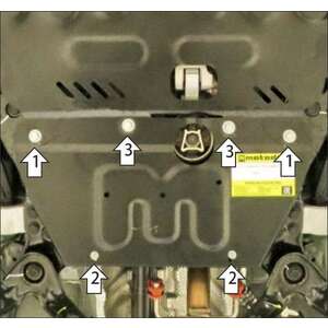 Защита Электроусилитель руля Gac M8 ( 2023- ) г. арт: 347802-3