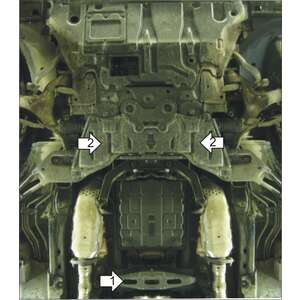 Защита Коробка переключения передач Infiniti G 35 ( 2010-2014 ) г. арт: 38003-4 photo2 Интернет магазин Автоаксессуаров Защита картера, МКПП, АКПП, РК, ТБ (Мотодор)