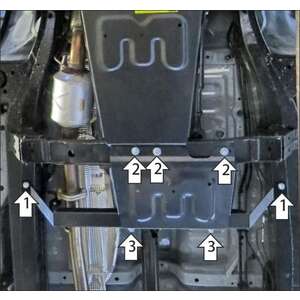 Защита Раздаточная коробка Jac T8Pro ( 2019- ) г. арт: 348304-2