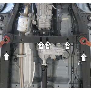 Защита Раздаточная коробка Jac T8Pro ( 2019- ) г. арт: 348304-2