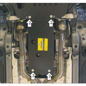 Защита Коробка переключения передач Lexus GS 300 ( 2005-2008 ) г. арт: 35002-2 photo1 Интернет магазин Автоаксессуаров Защита картера, МКПП, АКПП, РК, ТБ (Мотодор)
