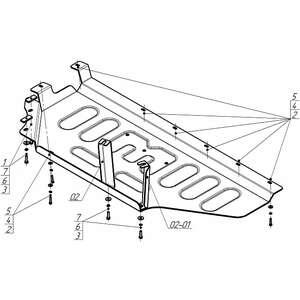 Кликните для увеличения изображения Защита Топливный бак Li L6 ( 2024- ) г. арт: 349904
