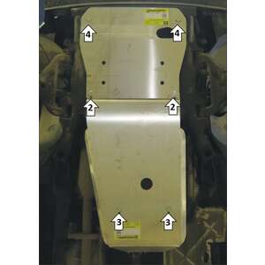 Защита Двигатель, Передний дифференциал, Коробка переключения передач, Радиатор, Раздаточная коробка Mercedes-benz Vito ( 2009-2014 ) г. арт: 31206-2