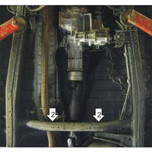 Кликните для увеличения изображения Защита Раздаточная коробка Mitsubishi L 200 ( 2006-2014 ) г. арт: 31311-2