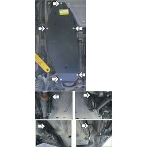 Защита Топливный бак Mitsubishi Pajero IV ( 2012-2020 ) г. арт: 31313-2