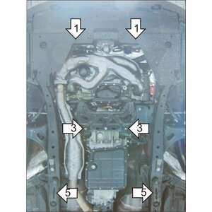 Защита Двигатель, Коробка переключения передач Subaru Outback ( 2009-2012 ) г. арт: 32220-3