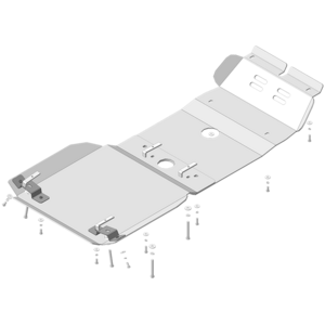 Защита Двигатель, Коробка переключения передач, Радиатор Toyota Hilux ( 2011-2015 ) г. арт: 32514-2 photo1 Интернет магазин Автоаксессуаров Защита картера, МКПП, АКПП, РК, ТБ (Мотодор)