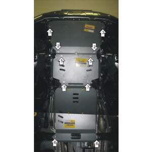 Защита Двигатель, Передний дифференциал, Коробка переключения передач, Радиатор Toyota Land Cruiser 200 ( 2007-2012 ) г. арт: 32522-7