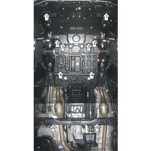 Защита Двигатель, Передний дифференциал, Коробка переключения передач, Радиатор Toyota Land Cruiser 200 ( 2007-2012 ) г. арт: 32522-7