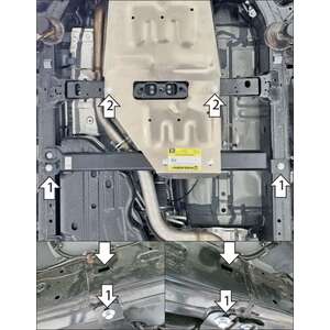 Защита Раздаточная коробка Toyota Land Cruiser Prado 250 ( 2023-н.в. ) г. арт: 32534 photo1 Интернет магазин Автоаксессуаров Защита картера, МКПП, АКПП, РК, ТБ (Мотодор)