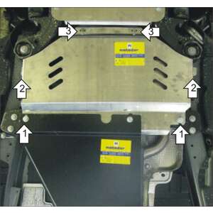 Защита Коробка переключения передач Volkswagen Touareg ( 2015-2018 ) г. арт: 35401-6 photo1 Интернет магазин Автоаксессуаров Защита картера, МКПП, АКПП, РК, ТБ (Мотодор)