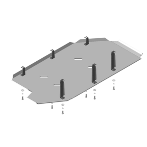 Кликните для увеличения изображения Защита Топливный бак Volkswagen Transporter/Caravelle T6 ( 2015-2020 ) г. арт: 32708-4