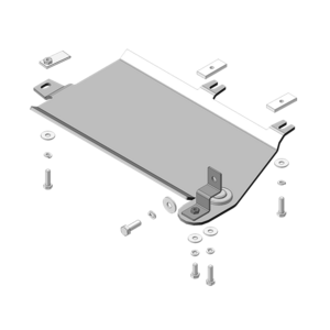 Кликните для увеличения изображения Защита Трубки сажевого фильтра Volkswagen Transporter/Caravelle T6 ( 2015-2020 ) г. арт: 32717-2