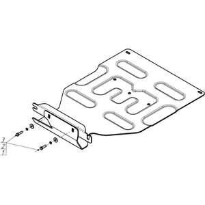 Кликните для увеличения изображения Защита Задний электромотор, Трубки охлаждения электромотора Voyah Dream ( 2021- ) г. арт: 348610
