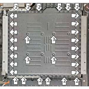 Защита Аккумуляторная батарея Voyah Dream ( 2021- ) г. арт: 348608 photo2 Интернет магазин Автоаксессуаров Защита картера, МКПП, АКПП, РК, ТБ (Мотодор)