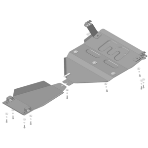 Кликните для увеличения изображения Защита Двигатель, Радиатор, Коробка переключения передач Iveco Daily ( 2014- ) г. арт: 26904-2