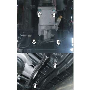 Кликните для увеличения изображения Защита Пневмогидроусилитель MAN TGX ( 2007-2021 ) г. арт: 24822-3