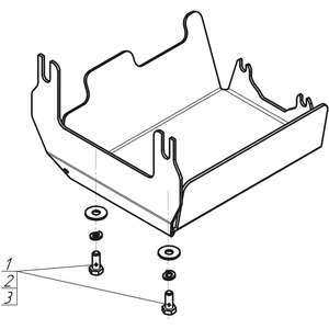 Кликните для увеличения изображения Защита Пневмогидроусилитель MAN TGX ( 2007-2021 ) г. арт: 24822-3