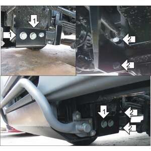 Защита Двигатель, Радиатор Mercedes-benz Actros ( 2016-2020 ) г. арт: 21203-2 photo1 Интернет магазин Автоаксессуаров Защита картера, МКПП, АКПП, РК, ТБ (Мотодор)