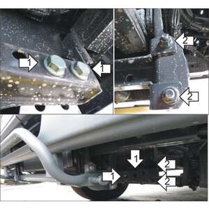 Защита Двигатель, Радиатор Mercedes-benz Actros ( 2016-2020 ) г. арт: 21203-2 photo2 Интернет магазин Автоаксессуаров Защита картера, МКПП, АКПП, РК, ТБ (Мотодор)