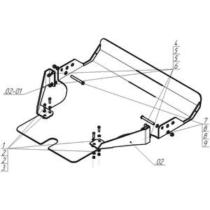 Защита Двигатель, Радиатор Mercedes-benz Actros ( 2016-2020 ) г. арт: 21203-2 photo3 Интернет магазин Автоаксессуаров Защита картера, МКПП, АКПП, РК, ТБ (Мотодор)