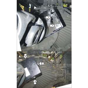 Защита Датчик Mercedes-benz Arocs ( 2020- ) г. арт: 21205-3 photo1 Интернет магазин Автоаксессуаров Защита картера, МКПП, АКПП, РК, ТБ (Мотодор)