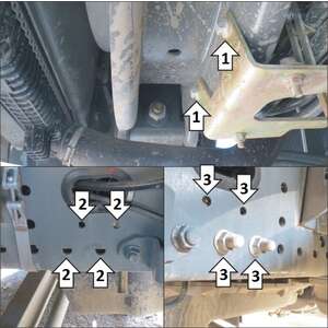 Защита Двигатель Sitrak G7 ( 2022- ) г. арт: 26206-2 photo2 Интернет магазин Автоаксессуаров Защита картера, МКПП, АКПП, РК, ТБ (Мотодор)