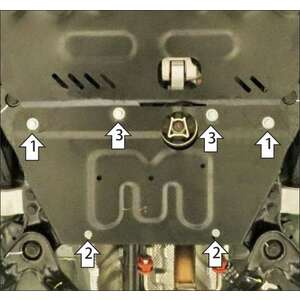 Кликните для увеличения изображения Защита Электроусилитель руля Gac M8 ( 2023- ) г. арт: 57803-3