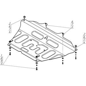 Защита Двигатель, Коробка переключения передач Lada Iskra ( 2025- ) г. арт: 52101