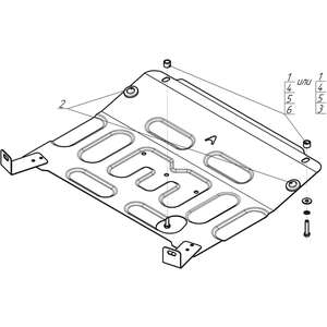 Защита Двигатель, Коробка переключения передач Lada Kalina Cross ( 2016-2018 ) г. арт: 52114-14
