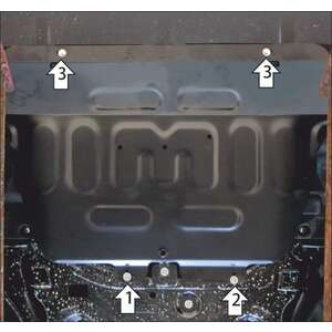 Кликните для увеличения изображения Защита Двигатель, Коробка переключения передач Soueast S07 ( 2024- ) г. арт: 59013-2