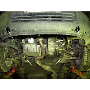 Защита картера и КПП - FIAT Multipla (1999 - 2010) г. ( арт: 07.0550 ) photo1 Интернет магазин Автоаксессуаров Защита Картера, МКПП, АКПП, РК (Шериф)