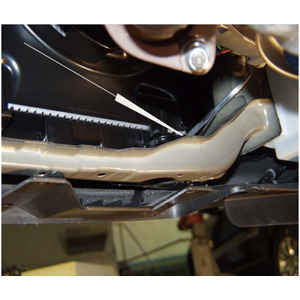 Кликните для увеличения изображения Защита картера и КПП - HONDA Civic Type R (2006 - 2012) г. ( арт: 09.0971 )