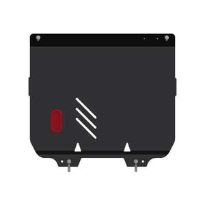 Кликните для увеличения изображения Защита картера и КПП - HYUNDAI Santa Fe на пыльник (2006 - 2010) г. ( арт: 10.0950 )