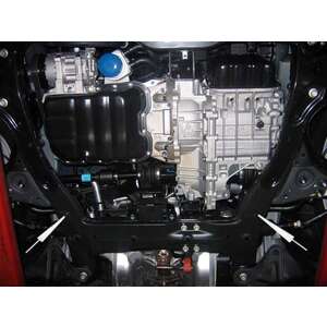 Защита картера и КПП - HYUNDAI Sonata NF (2005 - 2010) г. ( арт: 10.0834-2 ) photo2 Интернет магазин Автоаксессуаров Защита Картера, МКПП, АКПП, РК (Шериф)
