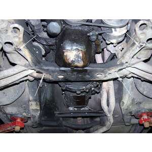 Защита картера - OPEL Record (1977 - 1986) г. ( арт: 16.0372 )