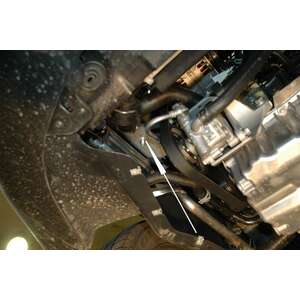 Кликните для увеличения изображения Защита картера и КПП - VOLKSWAGEN Caddy Maxi (для машин без штатного пред пускового подогревателя) (2009 - 2010) г. ( арт: 26.1885 )