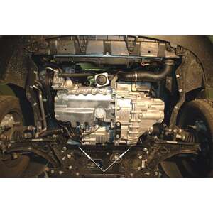 Защита картера и КПП - VOLKSWAGEN Golf VI (для а/м без штатного пред пускового подогревателя) (2008 - 2013) г. ( арт: 26.1885 )