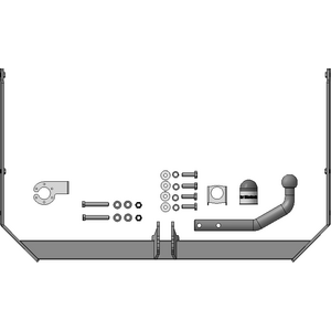 Фаркоп Ford Focus 2008-2010 г. ( Седан ) арт: 90701-A photo3 Интернет магазин Автоаксессуаров Фаркопы, Тягово-сцепное устройство (ТСУ) (Мотодор)