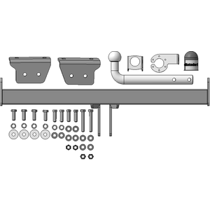 Фаркоп Infiniti QX 55 2021- г. ( Хэтчбек ) арт: 98002-A photo3 Интернет магазин Автоаксессуаров Фаркопы, Тягово-сцепное устройство (ТСУ) (Мотодор)