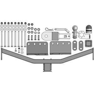 Фаркоп KGM Rexton 2023- г. ( универсал ) арт: 92806-E photo3 Интернет магазин Автоаксессуаров Фаркопы, Тягово-сцепное устройство (ТСУ) (Мотодор)