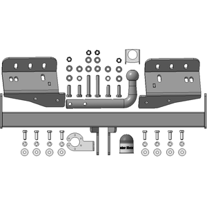 Фаркоп KIA Sportage 2010-2016 г. ( универсал ) арт: 91001-A photo3 Интернет магазин Автоаксессуаров Фаркопы, Тягово-сцепное устройство (ТСУ) (Мотодор)