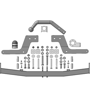 Фаркоп Lada X-Ray Cross 2018-2022 г. ( Хэтчбек ) арт: 92107-A photo3 Интернет магазин Автоаксессуаров Фаркопы, Тягово-сцепное устройство (ТСУ) (Мотодор)