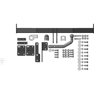 Фаркоп Renault Koleos 2017-2022 г. ( универсал ) арт: 91412-A photo3 Интернет магазин Автоаксессуаров Фаркопы, Тягово-сцепное устройство (ТСУ) (Мотодор)